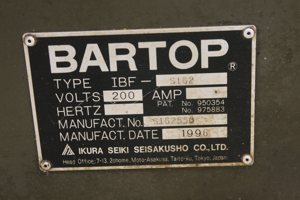 Bartop S162 Ikura Seiki Magazine Barfeeder (415V) – Stock #3648 ...