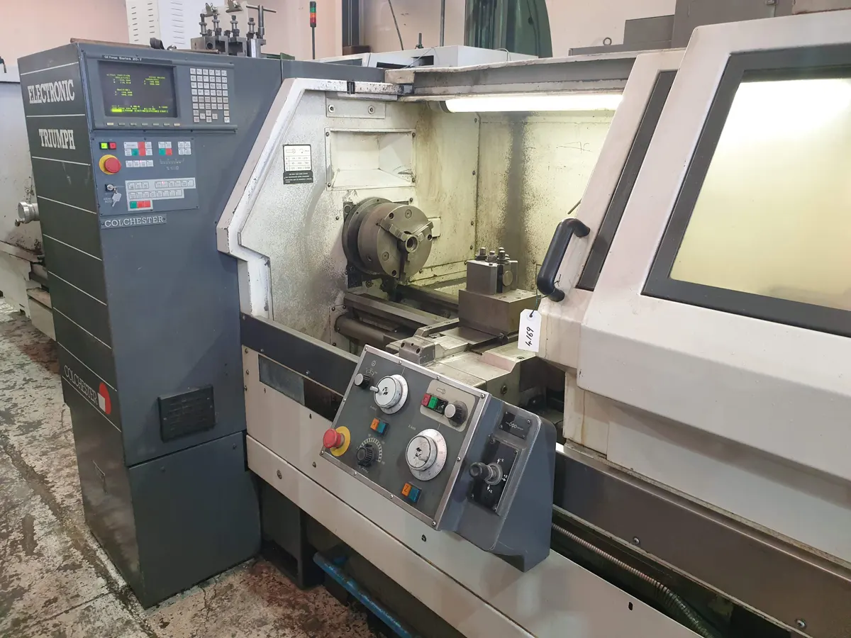Colchester Triumph Electronic CNC Teach Lathe - Newmac Equipment